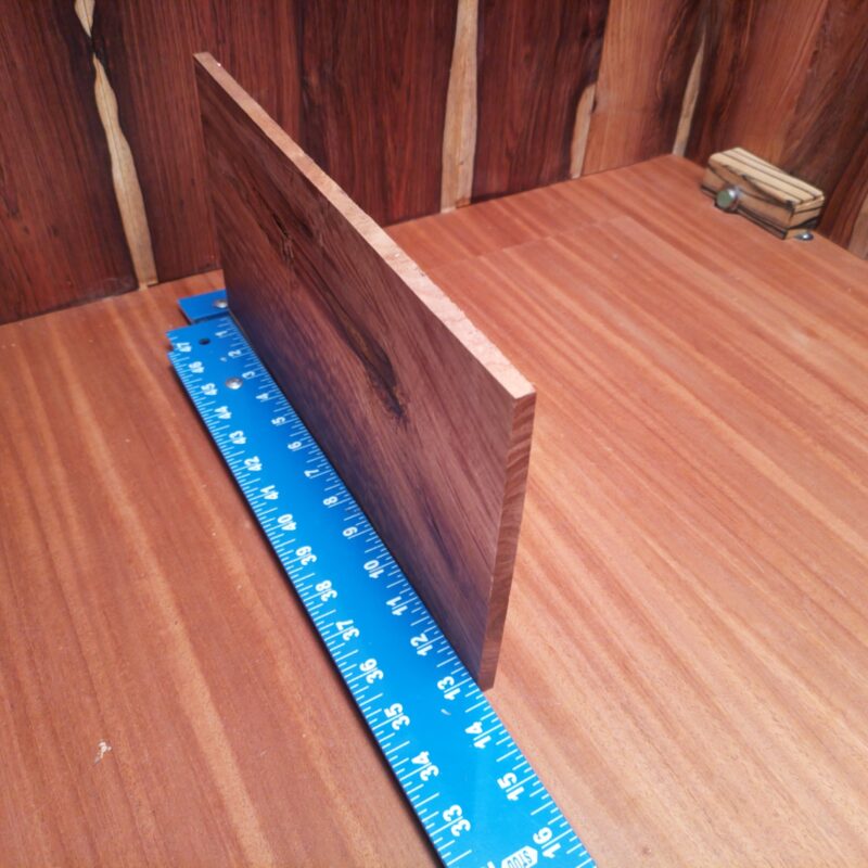 With Honduran Rosewood's charm, you can create a custom guitar pick or an elegant wine stopper. Picture your friends admiring handcrafted picture frames amidst premium coasters. Forget boring gifts—this wood transforms into luxurious bookmarks and stylish coat hooks that might just outperform your puns at parties! This piece of Honduran Rosewood measures 0.3 inches by 7.0 inches by 13.0 inches, offering a high-quality option for a variety of woodworking projects.