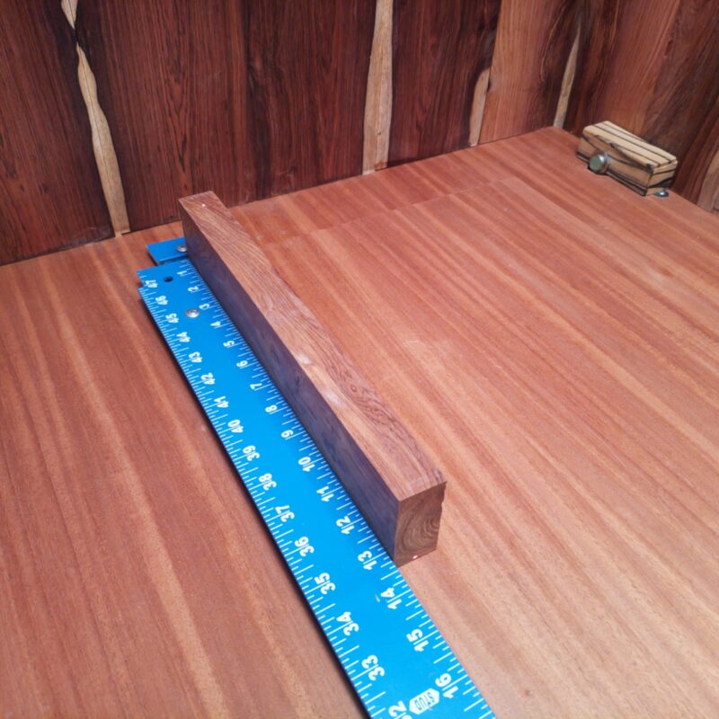 Honduran Rosewood 1.1" X 1.4" X 13.2" Wood Blank for Woodworking Projects - HRDL001176 7 This Honduran Rosewood can be transformed into a custom guitar neck or even a high-end candle holder. Why stop there? Imagine stylish napkin holders and unique keychains completing your dining experience! With a touch of creativity, you can craft elegant drawer pulls and a charming charcuterie board that impresses every guest. Wood has never been this amusing or classy! This piece of Honduran Rosewood measures 1.1 inches by 1.4 inches by 13.2 inches, offering a high-quality option for a variety of woodworking projects.