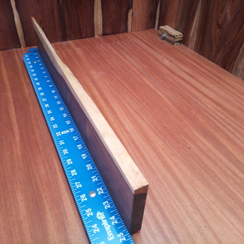 Honduran Rosewood 0.4" X 4.1" X 24.9" Wood Blank for Woodworking Projects - HRDL001189 5 Get creative with Honduran Rosewood G2! Use it for custom knife handles, elegant serving trays, or charming decorative frames. The possibilities are endless; you could even craft high-end acoustic guitar parts for that musical touch. So, whether you're making unique wall art or stylish coasters, you’re bound to impress while keeping things classically wooden! This piece of Honduran Rosewood measures 0.4 inches by 4.1 inches by 24.9 inches, offering a high-quality option for a variety of woodworking projects.