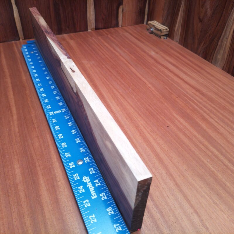 Honduran Rosewood 0.7" X 4.7" X 26.9" Wood Blank for Woodworking Projects - HRDL001194 5 With Honduran Rosewood, transform your life into a luxury magnet! Create a stylish cutting board for gourmet meals, chic planter boxes bursting with greenery, or even elegant picture frames that showcase your best moments. Feeling artistic? Whip up some distinctive wall art or a unique souvenir box to impress friends. Just remember, wood loves to be loved – and this beauty will turn heads! This piece of Honduran Rosewood measures 0.7 inches by 4.7 inches by 26.9 inches, offering a high-quality option for a variety of woodworking projects.