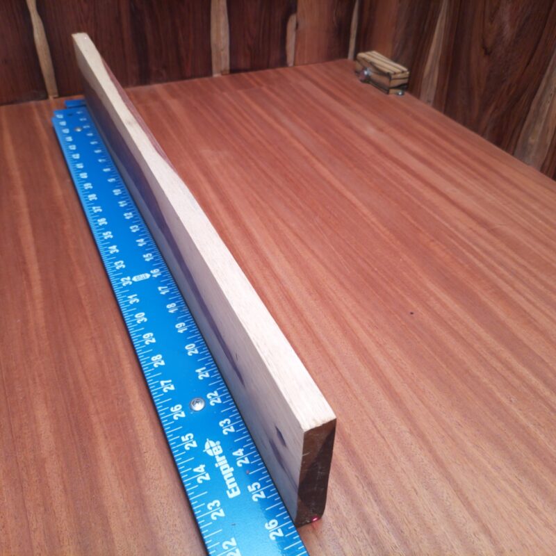 Honduran Rosewood 0.7" X 3.9" X 26.2" Wood Blank for Woodworking Projects - HRDL001197 7 If you're looking for versatility, you've hit the jackpot! From a custom guitar neck to a luxurious cutting board, this piece of wood can transform into almost anything. Imagine elegant coasters, a hand-carved walking stick, or a decorative candle holder gracing your space—now that's creativity! Talk about a wood that can do it all, right? This piece of Honduran Rosewood measures 0.7 inches by 3.9 inches by 26.2 inches, offering a high-quality option for a variety of woodworking projects.