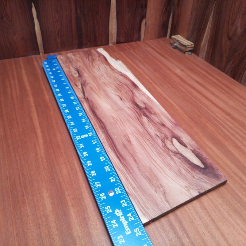 With Honduran Rosewood, your design game is on point! Craft elegant drawer fronts, stylish coasters, and artful photo frames that can turn any dull room into a gallery. As you conjure up unique tablet stands and eye-catching sculptures, remember: the only limit is your imagination! This piece of Honduran Rosewood measures 0.4 inches by 7.2 inches by 24.6 inches, offering a high-quality option for a variety of woodworking projects.