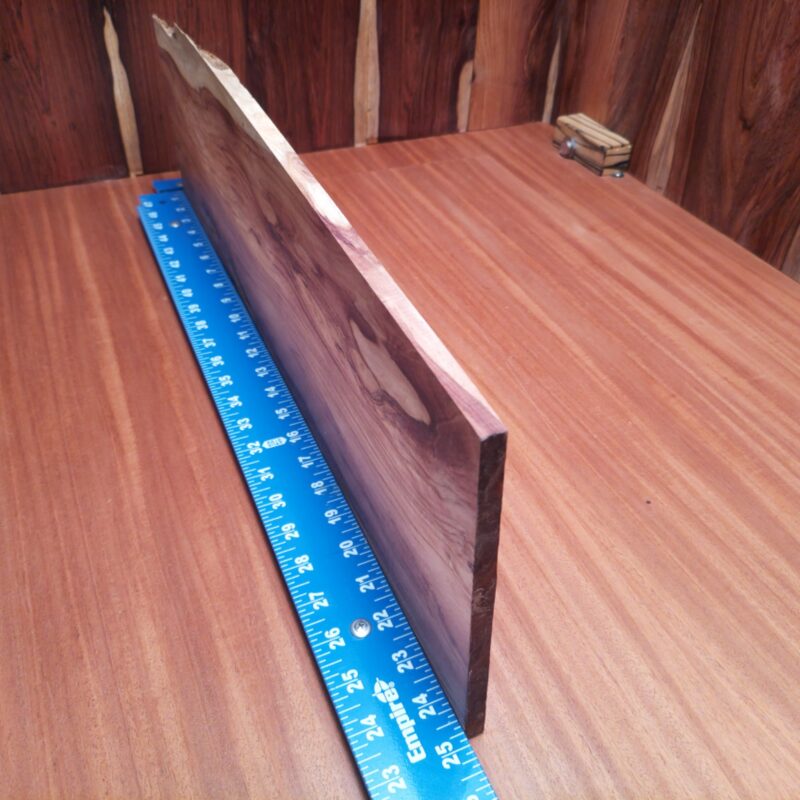With Honduran Rosewood, your design game is on point! Craft elegant drawer fronts, stylish coasters, and artful photo frames that can turn any dull room into a gallery. As you conjure up unique tablet stands and eye-catching sculptures, remember: the only limit is your imagination! This piece of Honduran Rosewood measures 0.4 inches by 7.2 inches by 24.6 inches, offering a high-quality option for a variety of woodworking projects.