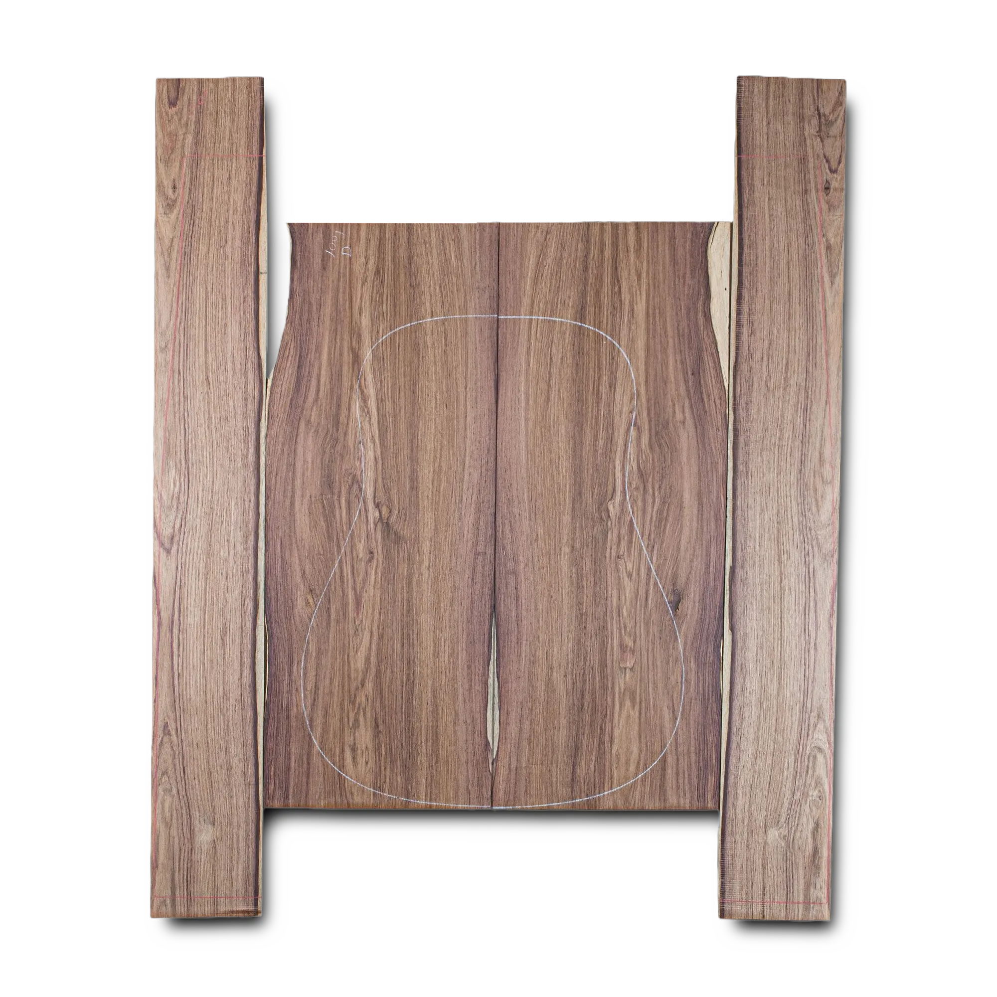 Honduran Rosewood Acoustic Guitar Back and Sides Dreadnought (DT) Set - HRDT000169 1 Honduran Rosewood Acoustic Guitar Back and Sides Dreadnought (DT) Set - HRDT000169