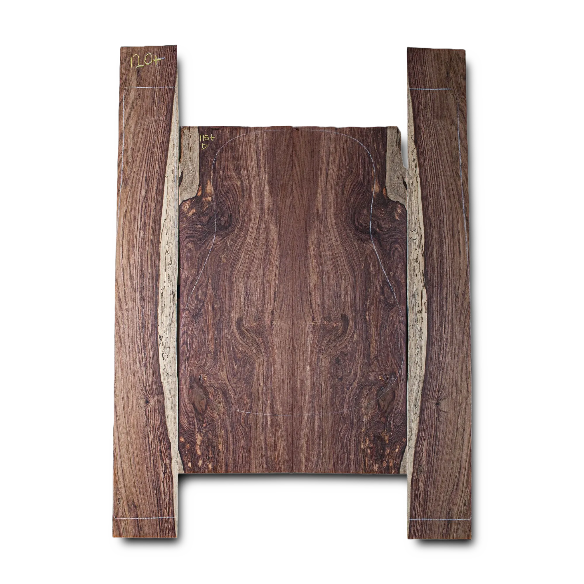 Honduran Rosewood Acoustic Guitar Back and Sides Dreadnought (DT) Set - HRDT000240 1 Honduran Rosewood Acoustic Guitar Back and Sides Dreadnought (DT) Set - HRDT000240