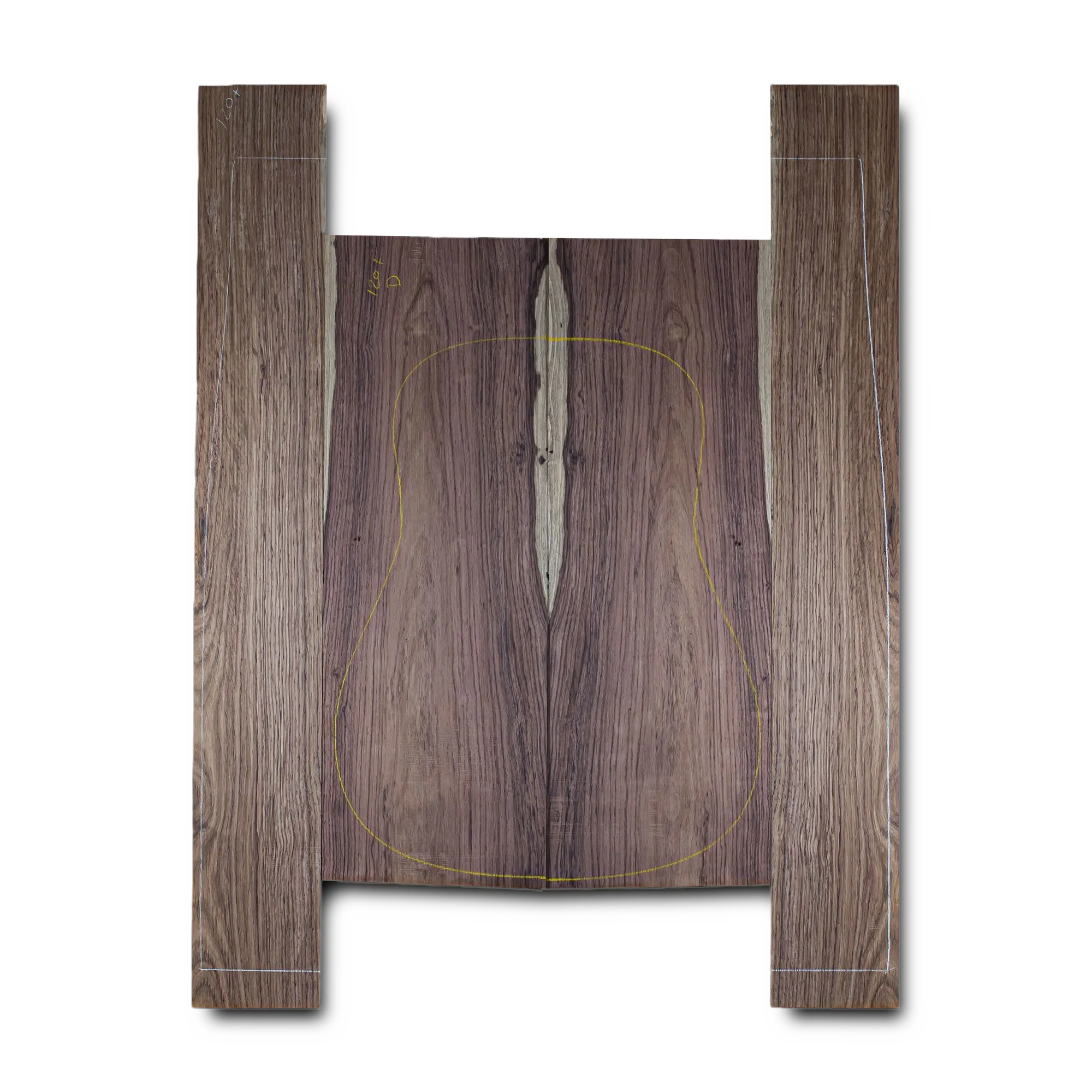 Honduran Rosewood Acoustic Guitar Back and Sides Dreadnought (DT) Set - HRDT000278 1 Honduran Rosewood Acoustic Guitar Back and Sides Dreadnought (DT) Set - HRDT000278