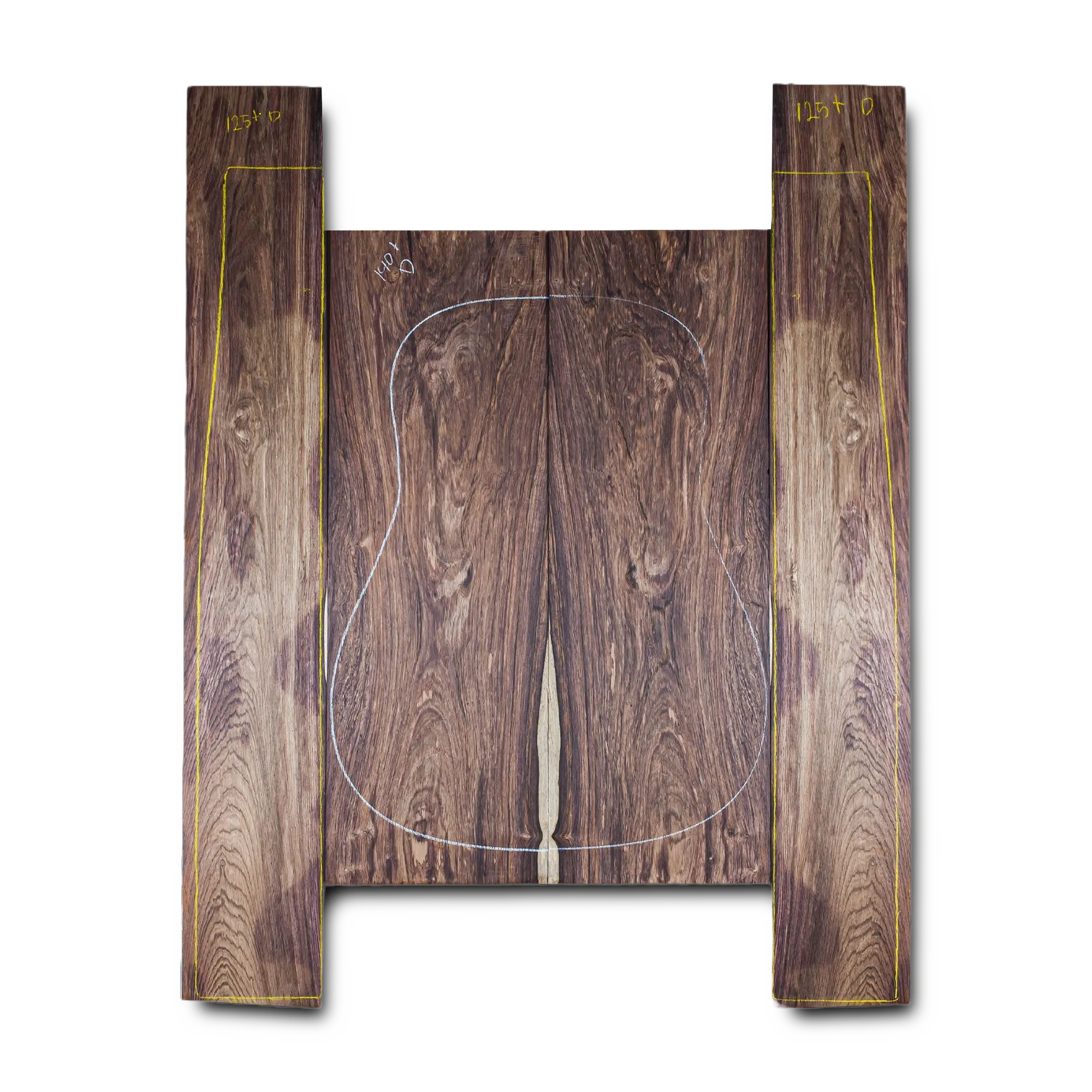 Honduran Rosewood Acoustic Guitar Back and Sides Dreadnought (DT) Set - HRDT000310 1 Honduran Rosewood Acoustic Guitar Back and Sides Dreadnought (DT) Set - HRDT000310