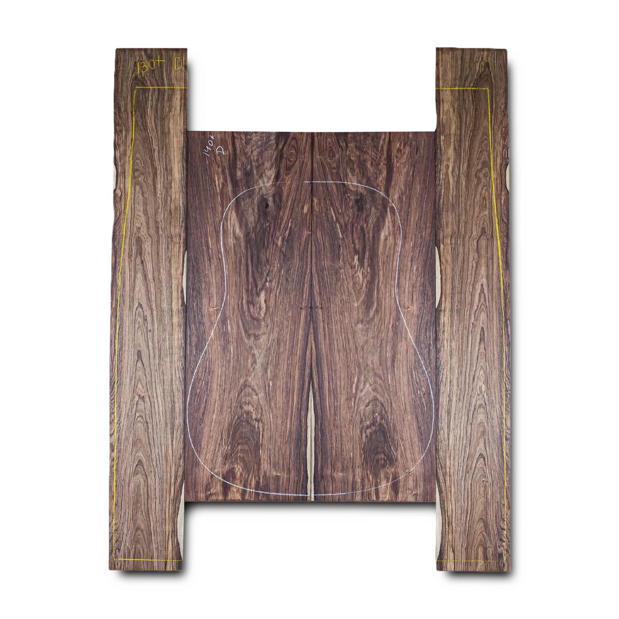 Honduran Rosewood Acoustic Guitar Back and Sides Dreadnought (DT) Set - HRDT000315 1 Honduran Rosewood Acoustic Guitar Back and Sides Dreadnought (DT) Set - HRDT000315