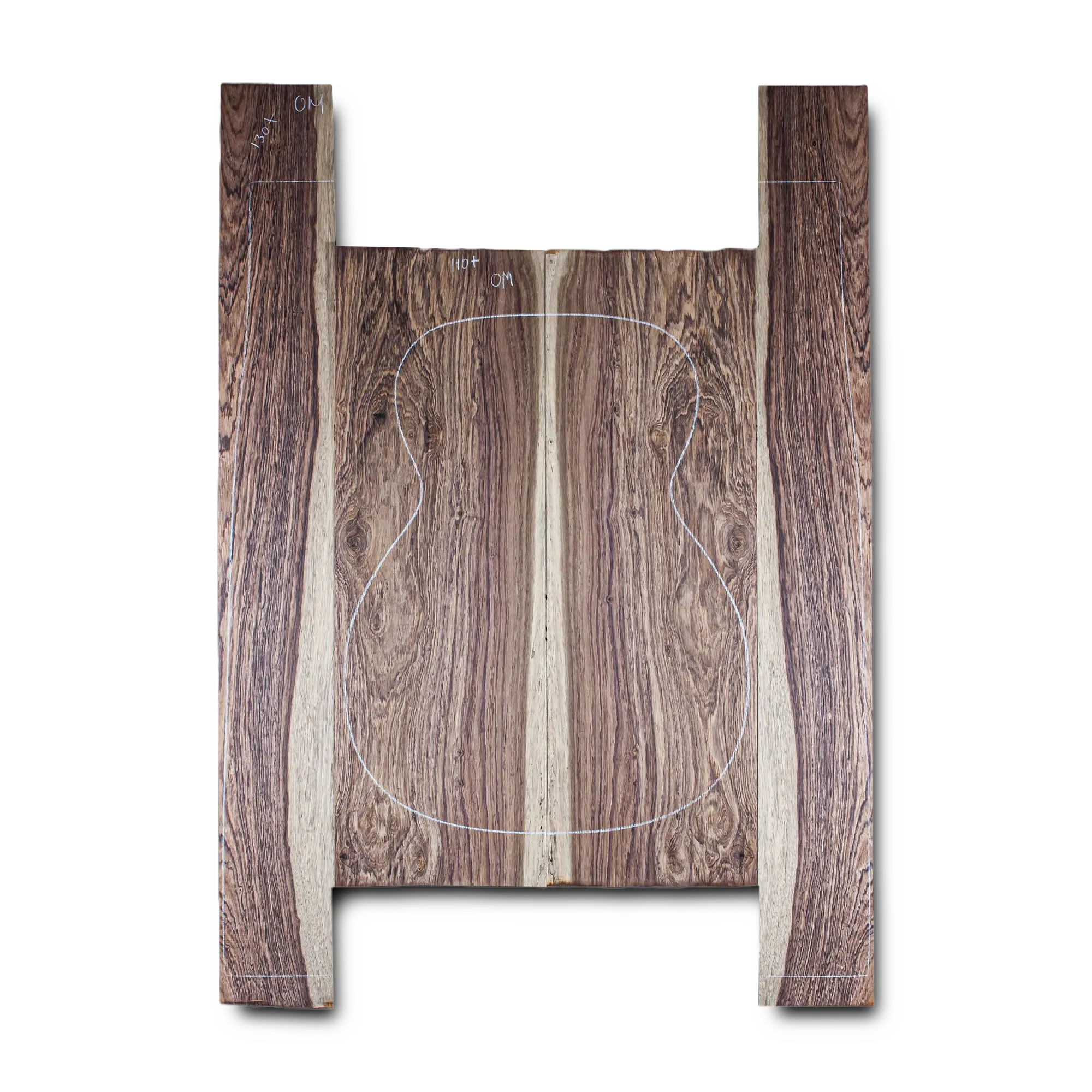 Honduran Rosewood Acoustic Guitar Back and Sides Orchestra Model (OM) Set - HROM000353 1 Honduran Rosewood Acoustic Guitar Back and Sides Orchestra Model (OM) Set - HROM000353