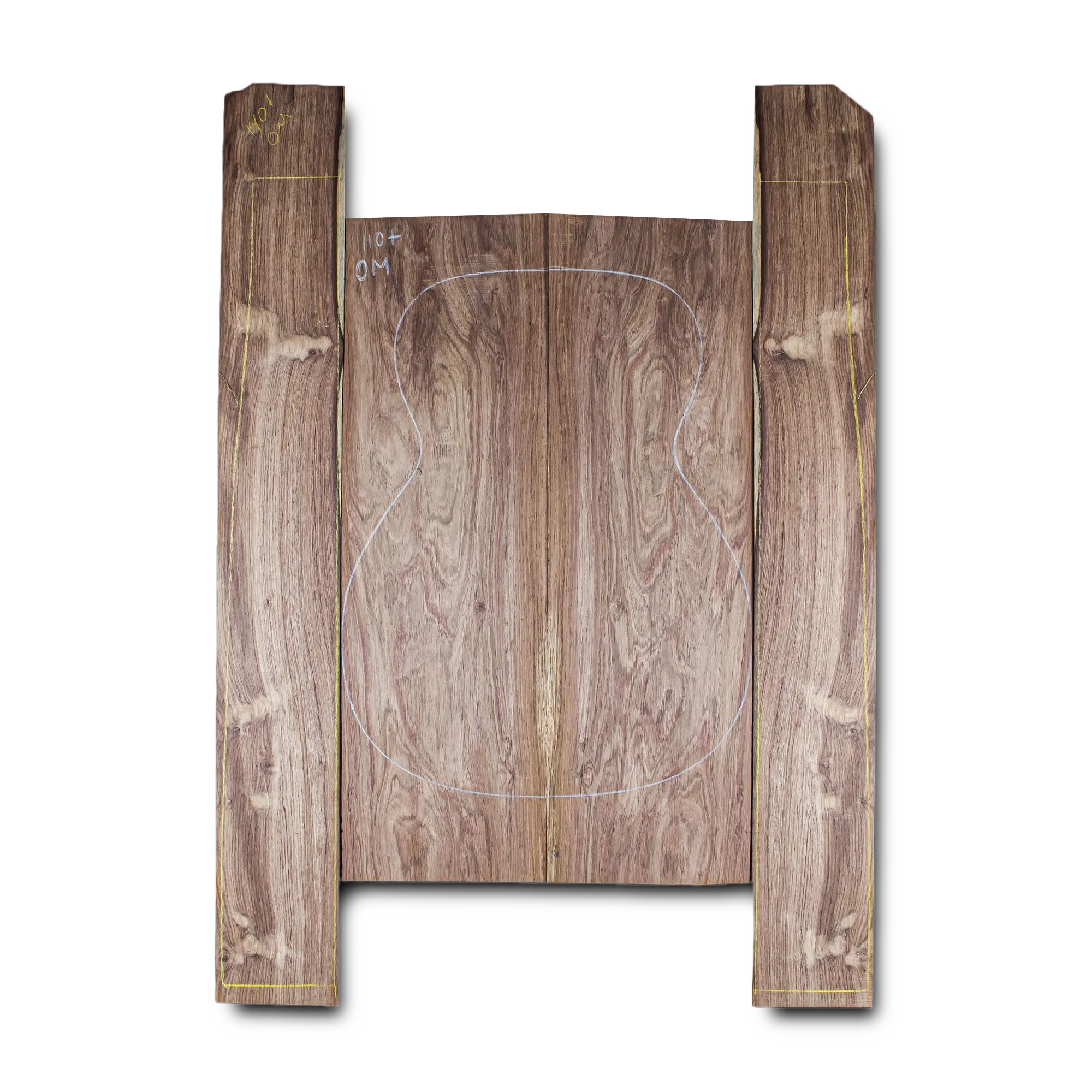 Honduran Rosewood Acoustic Guitar Back and Sides Orchestra Model (OM) Set - HROM000356 1 Honduran Rosewood Acoustic Guitar Back and Sides Orchestra Model (OM) Set - HROM000356