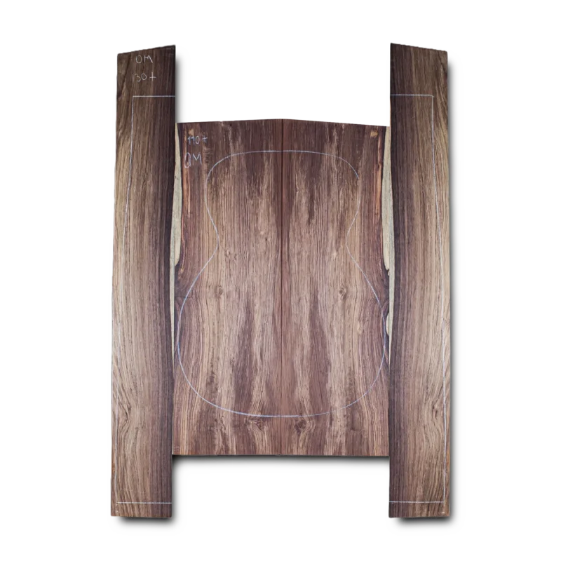 Honduran Rosewood Acoustic Guitar Back and Sides Orchestra Model (OM) Set - HROM000357