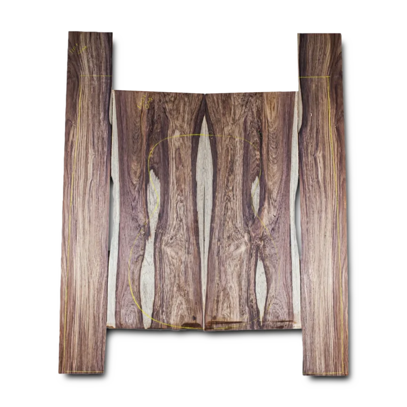 Honduran Rosewood Acoustic Guitar Back and Sides Orchestra Model (OM) Set - HROM000362