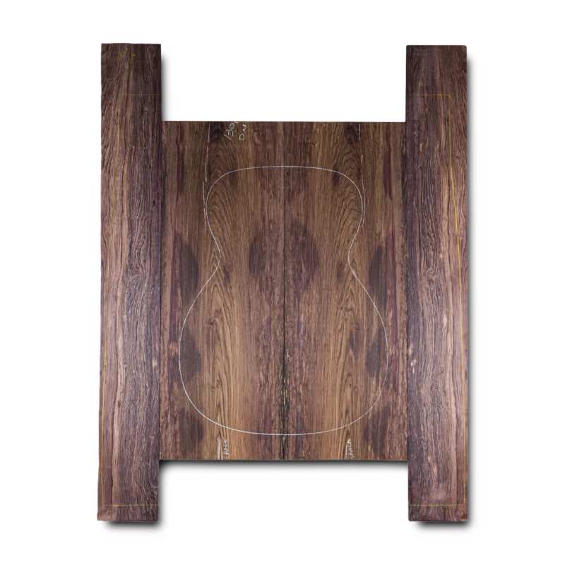 Honduran Rosewood Acoustic Guitar Back and Sides Orchestra Model (OM) Set - HROM000386