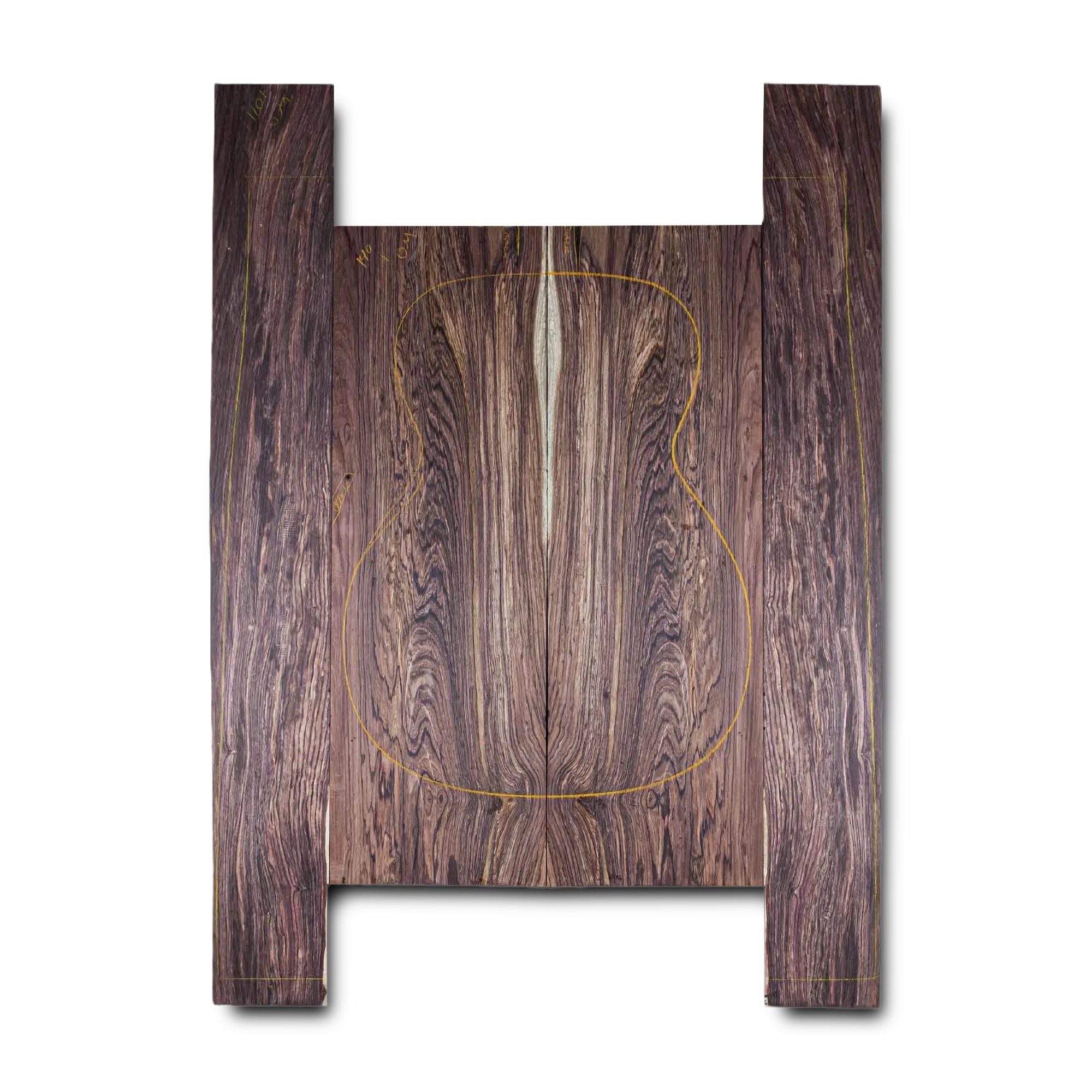 Honduran Rosewood Acoustic Guitar Back and Sides Orchestra Model (OM) Set - HROM000443 1 Honduran Rosewood Acoustic Guitar Back and Sides Orchestra Model (OM) Set - HROM000443