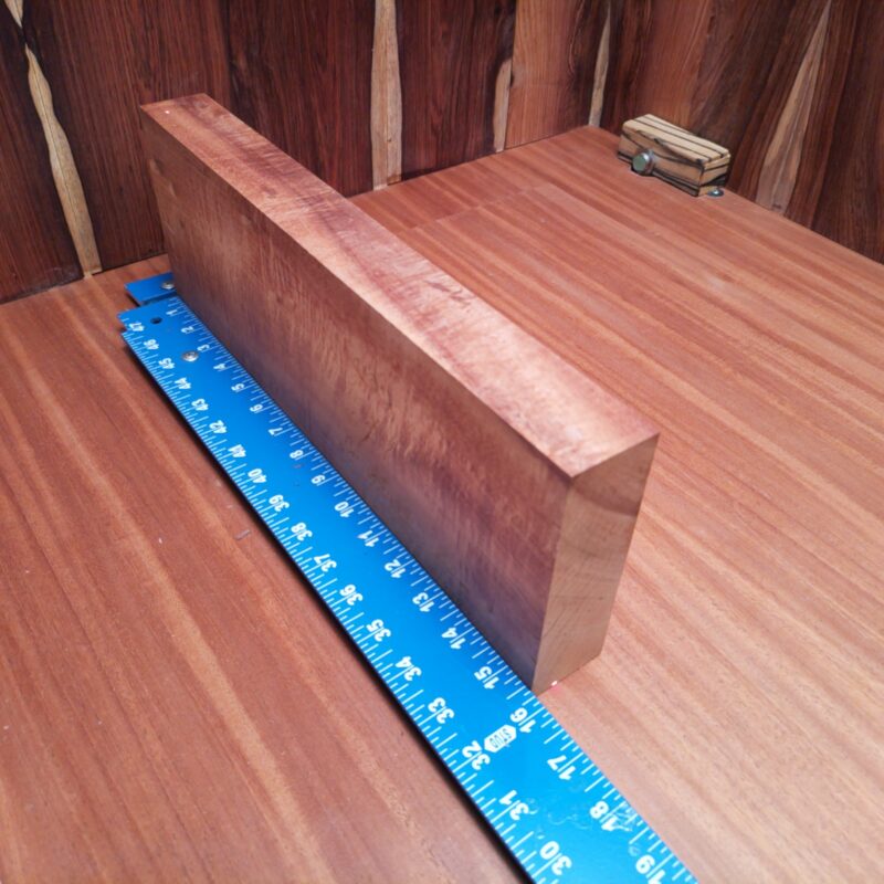 Imagine a charcuterie board that’s so luxurious it could have its own Instagram account, or wall art so stunning that even your houseplants will get jealous. With this Koa G1 wood, you can create customized picture frames, stylish coasters, and even unique dog feeder stands. It’s the ultimate wood for high-end designs that are bound to impress, whether it be serving platters or artistic nesting tables that get all the compliments! This piece of Koa measures 1.6 inches by 5.4 inches by 15.5 inches, offering a high-quality option for a variety of woodworking projects.