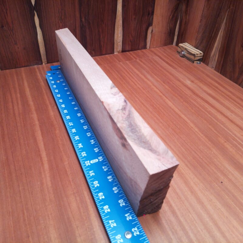 Miscellaneous 1.5" X 5.2" X 21.4" Wood Blank for Woodworking Projects - MIDL001213 5 With a piece of Miscellaneous G1 wood, unleash your creativity! Craft a custom serving tray to impress guests, or opt for a chic wall art piece that makes any space pop. From luxurious picture frames to unique jewelry boxes, the possibilities are aplenty! Throw in some rustic candle holders, and you've got yourself a perfect blend of function and aesthetic appeal. Who knew wood could spark such delightful creativity? This piece of Miscellaneous measures 1.5 inches by 5.2 inches by 21.4 inches, offering a high-quality option for a variety of woodworking projects.