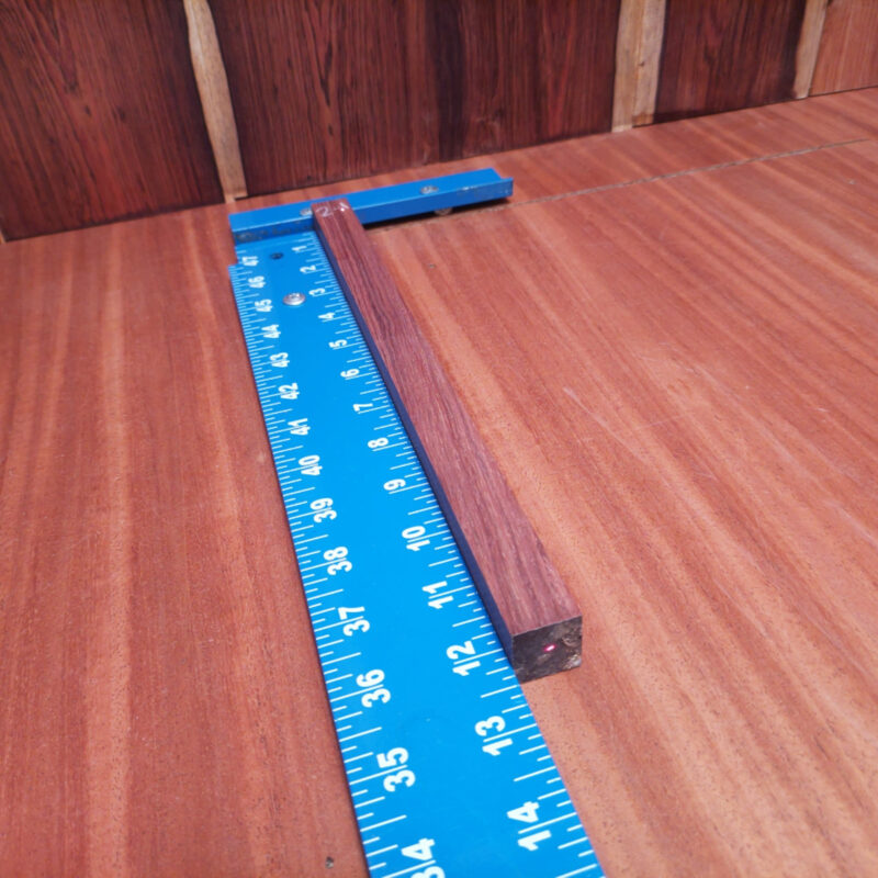 Honduran Rosewood G1 0.8 X 0.7 X 12.2 Wood Blank for Woodworking Projects