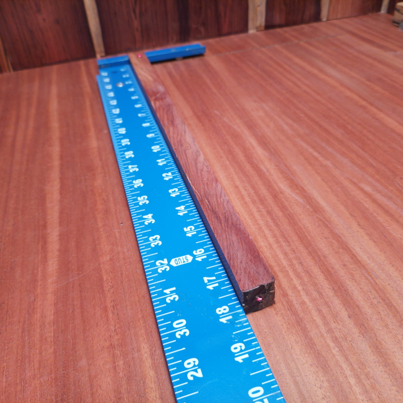 Honduran Rosewood G2 0.9 X 0.8 X 17.7 Wood Blank for Woodworking Projects 2 Honduran Rosewood G2 0.9 X 0.8 X 17.7 Wood Blank for Woodworking Projects - Image 2
