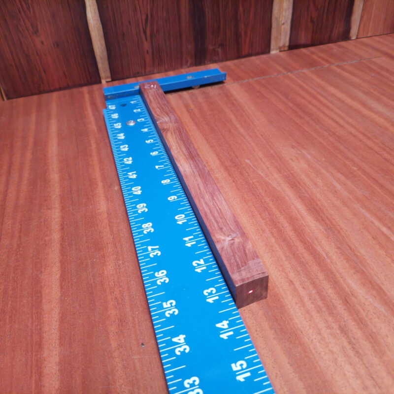 Honduran Rosewood G1 0.7 X 0.8 X 13.2 Wood Blank for Woodworking Projects