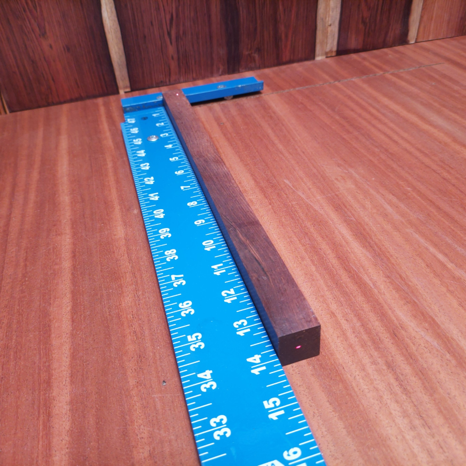 Honduran Rosewood G1 0.8 X 0.9 X 13.8 Wood Blank for Woodworking Projects 3 Honduran Rosewood G1 0.8 X 0.9 X 13.8 Wood Blank for Woodworking Projects - Image 3