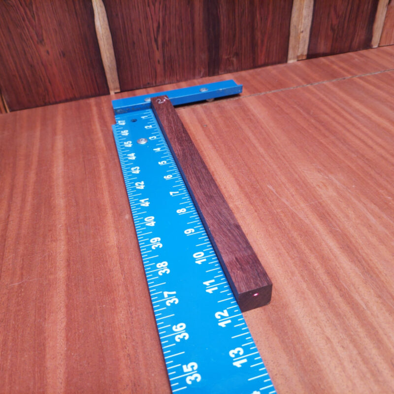 Honduran Rosewood G1 0.7 X 0.8 X 11.6 Wood Blank for Woodworking Projects
