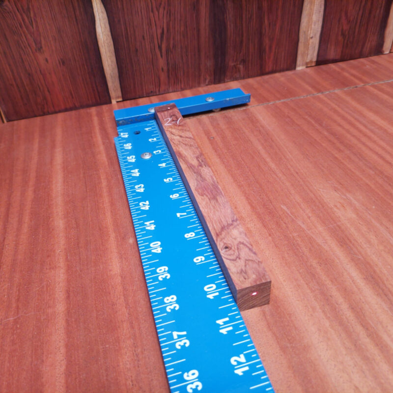 Honduran Rosewood G1 0.8 X 0.8 X 10.4 Wood Blank for Woodworking Projects