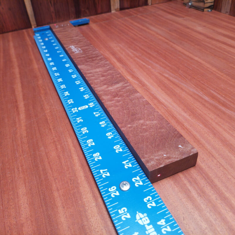 Dimensional Lumber 49 Bubinga G1 0.8 X 2.1 X 22.3 Wood Blank for Woodworking Projects