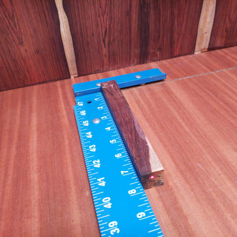 Honduran Rosewood G1 0.8 X 0.9 X 7.5 Wood Blank for Woodworking Projects