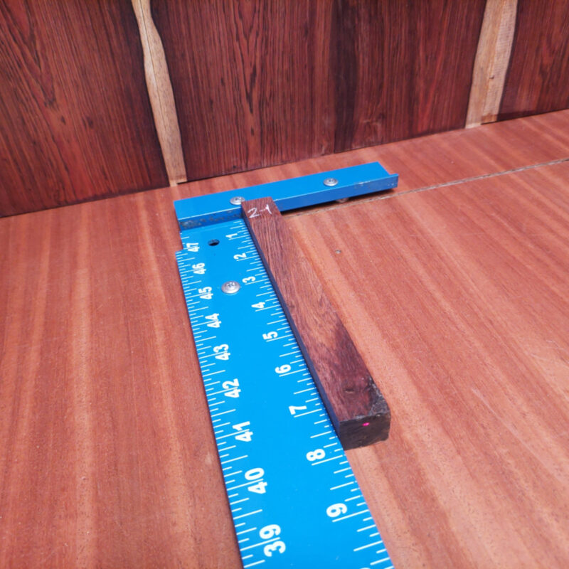 Honduran Rosewood G1 0.7 X 0.8 X 7.6 Wood Blank for Woodworking Projects