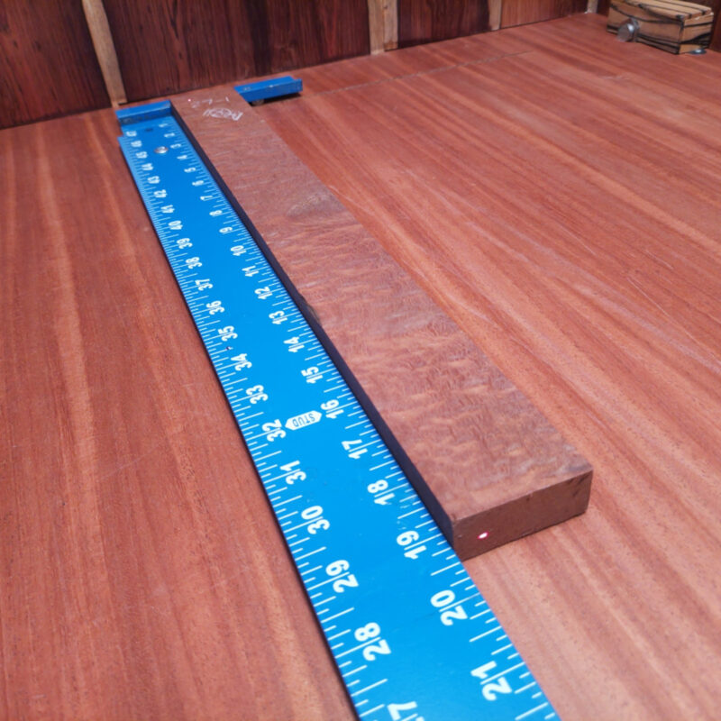 Dimensional Lumber 48 Bubinga G1 0.8 X 2.0 X 19.5 Wood Blank for Woodworking Projects