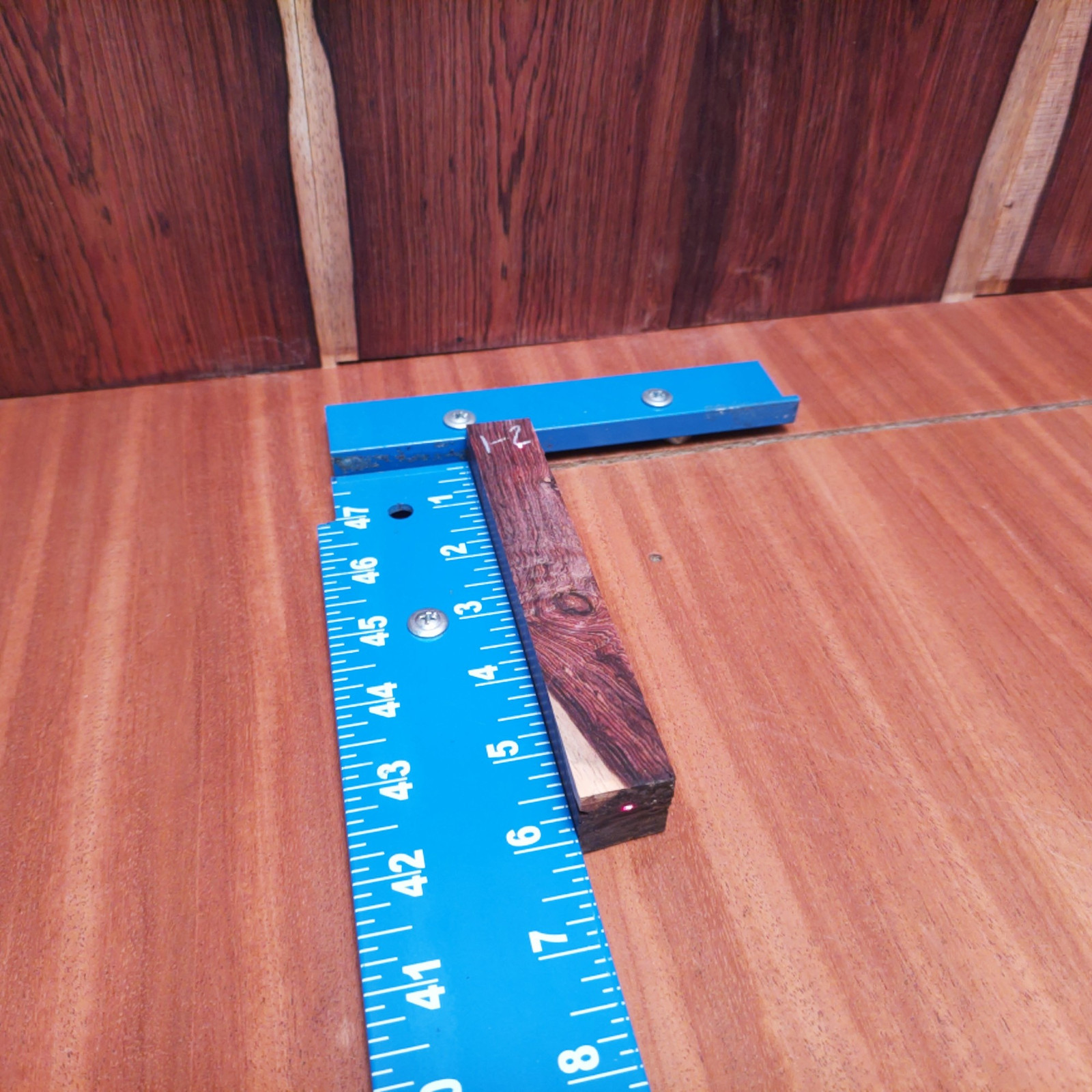 Honduran Rosewood Burl G2 0.8 X 0.7 X 6.0 Wood Blank for Woodworking Projects 1 Honduran Rosewood Burl G2 0.8 X 0.7 X 6.0 Wood Blank for Woodworking Projects