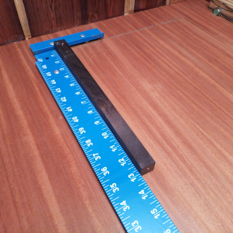 Dimensional Lumber 39 Braziliian Rosewood G1 1.0 X 0.8 X 13.0 Wood Blank for Woodworking Projects