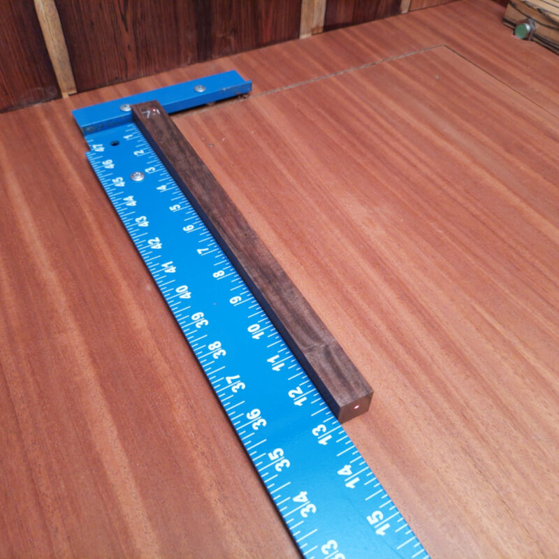 Dimensional Lumber 37 Braziliian Rosewood G1 0.9 X 0.9 X 12.8 Wood Blank for Woodworking Projects