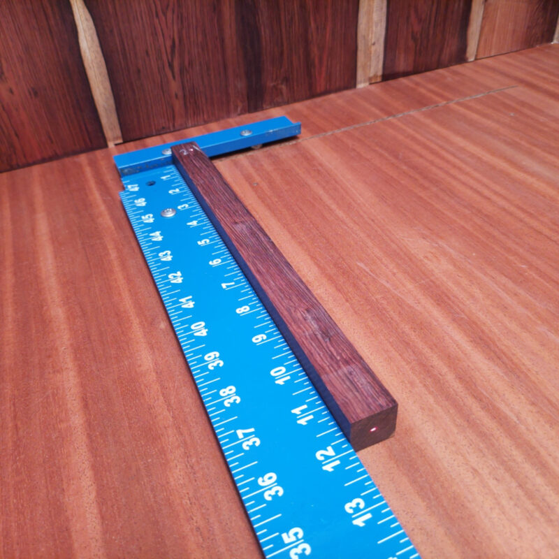 Honduran Rosewood G1 0.8 X 0.8 X 11.8 Wood Blank for Woodworking Projects
