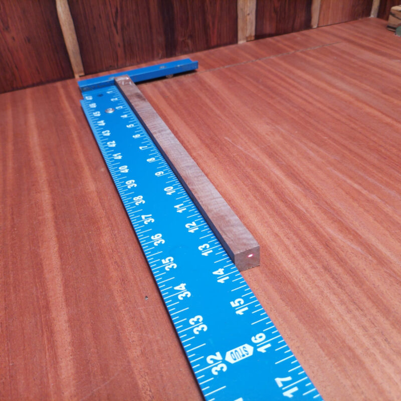 Dimensional Lumber 61 Claro Walnut G1 0.5 X 0.7 X 13.7 Wood Blank for Woodworking Projects