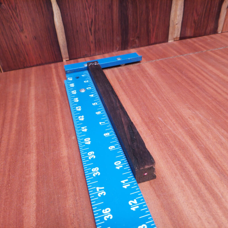 Dimensional Lumber 44 Braziliian Rosewood G2 0.8 X 0.7 X 10.7 Wood Blank for Woodworking Projects